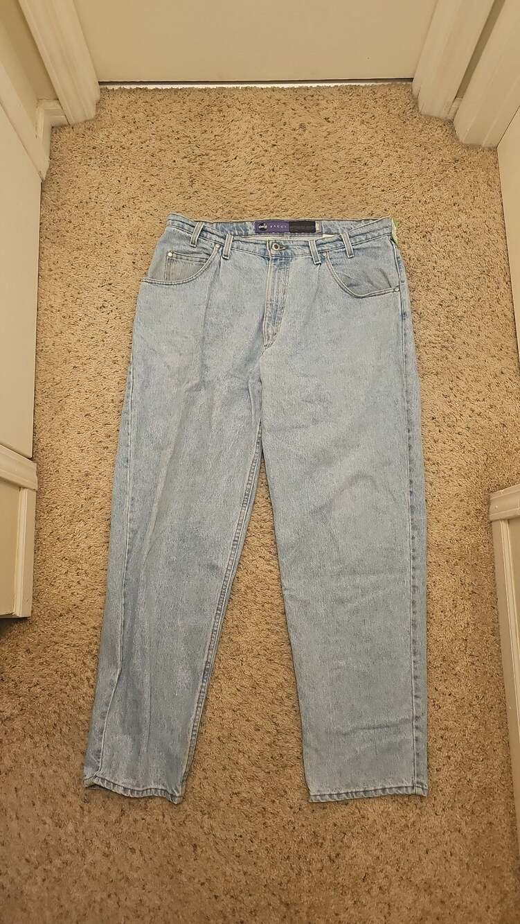 Vintage 1994 Levi's SilverTab Baggy Fit Light Wash Jeans Made in USA W38 L32